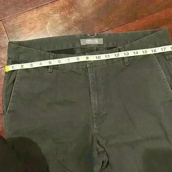Kenneth Cole Reaction Men’s Casual Pants Charcoal Size 34/32 - Picture 5 of 6